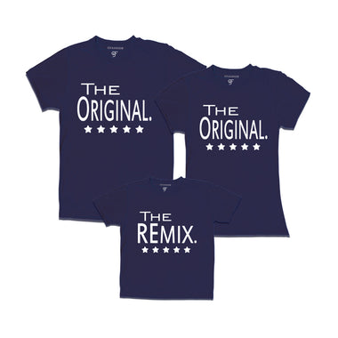 the original the remix  dad mom son t shirts