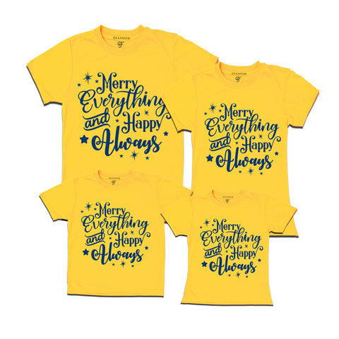 Merry everything-couple and family tees