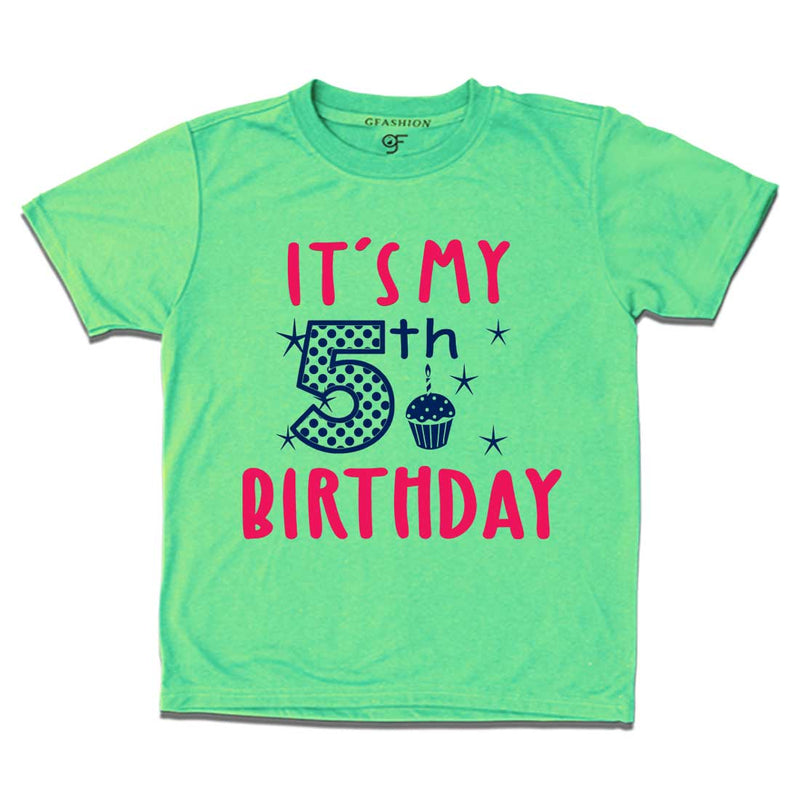 5th Birthday Girl T-shirt