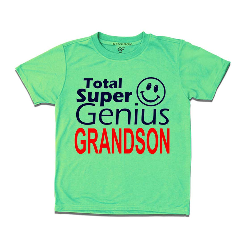 Super genius grandson T-shirts-p-green-gfashion