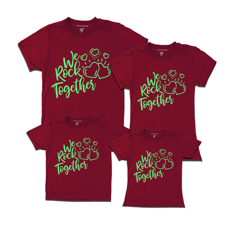 We rock together-Family t-shirts