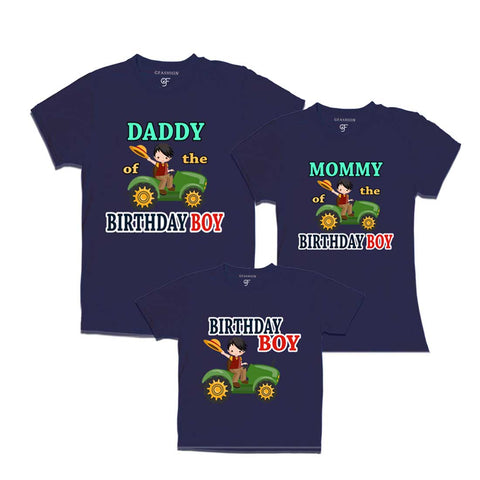 Farmer Theme Birthday Boy T-shirts For Family