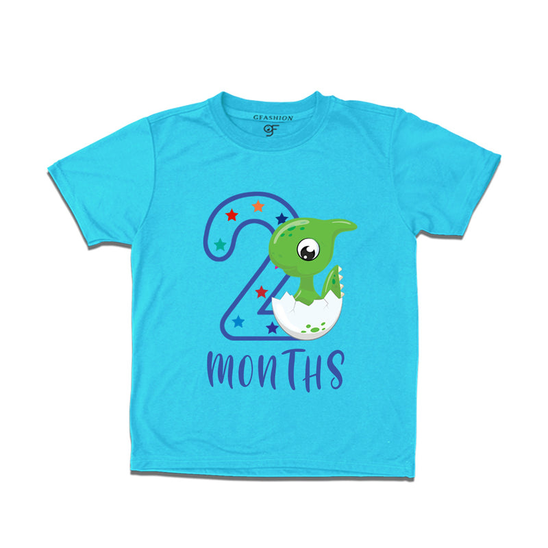 Two Month Baby T-shirt in Sky Blue Color avilable @ gfashion.jpg