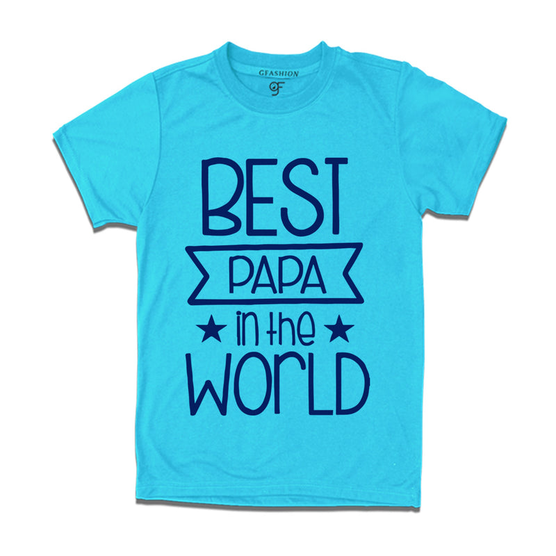 Best papa in the world t shirt
