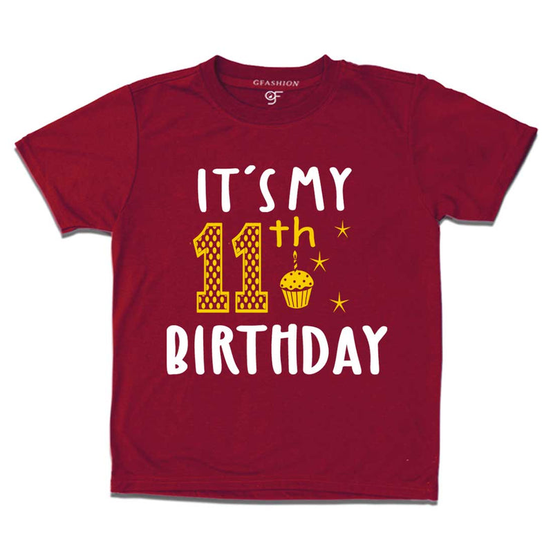 11th Birthday girl T-shirt