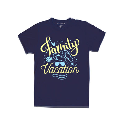 Family Vacation  T-shirts in Navy Color available @ gfashion.jpg