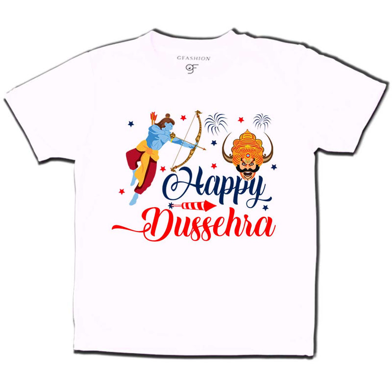 Happy Dussehra Boy T-shirt in White Color available @ gfashion.jpg