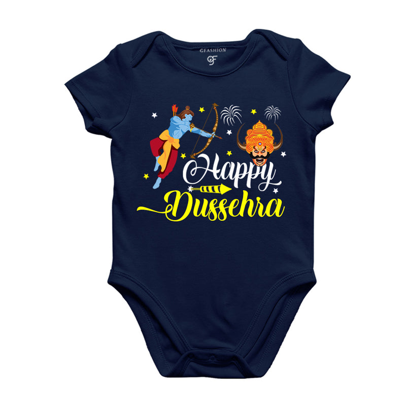 Happy Dussehra Body suit-Rompers in Navy Color available @ gfashion.jpg