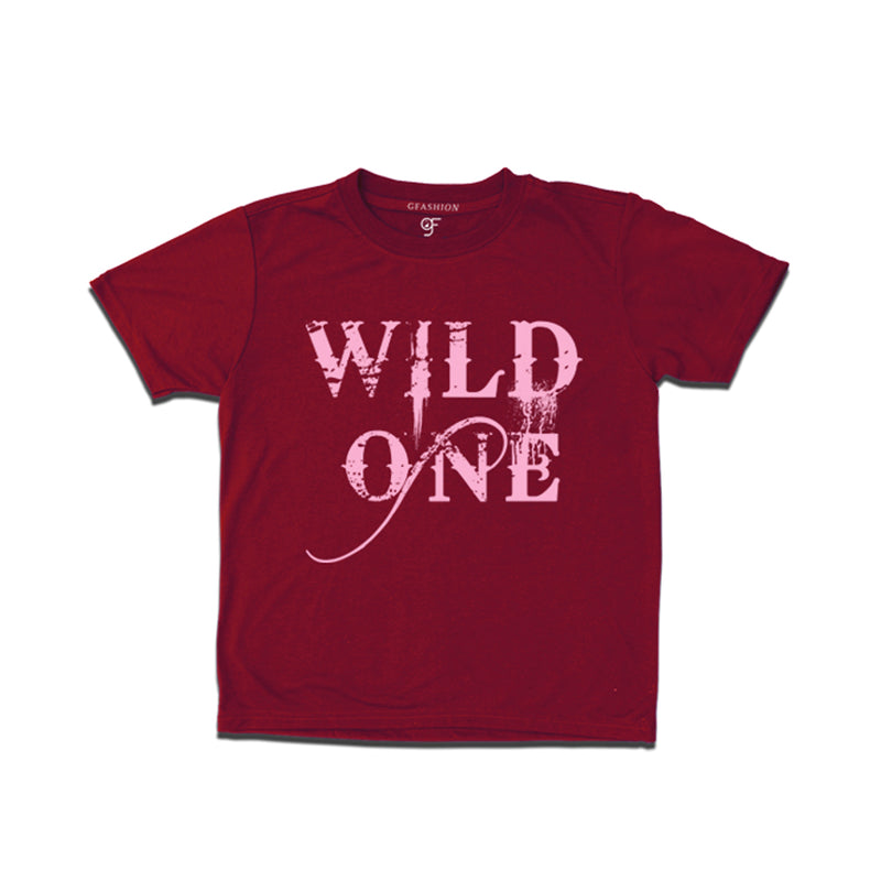 wild one kids tee shirt