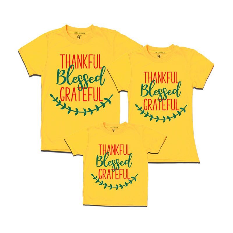 thankful blessed grateful teeshirts