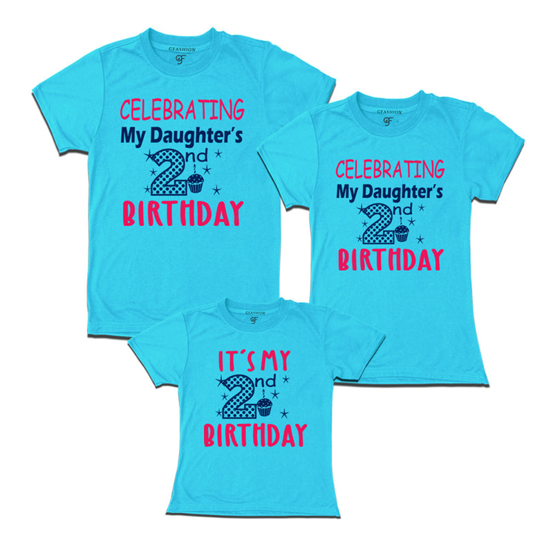 2nd birthday girl t shirt with family