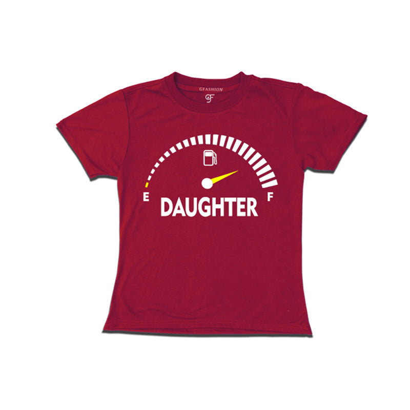 SpeedoMeter Girl T-shirt in Maroon Color available @ gfashion.jpg