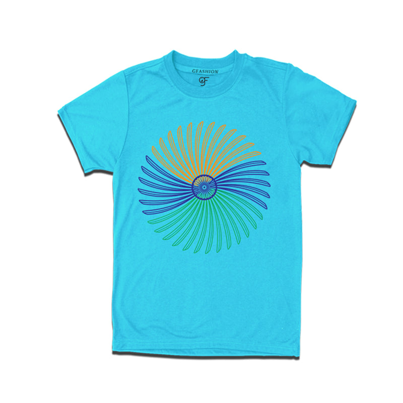 Indian tricolor t shirt-Men T-shirts