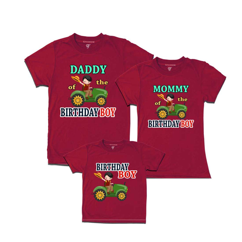 Farmer Theme Birthday Boy T-shirts For Family