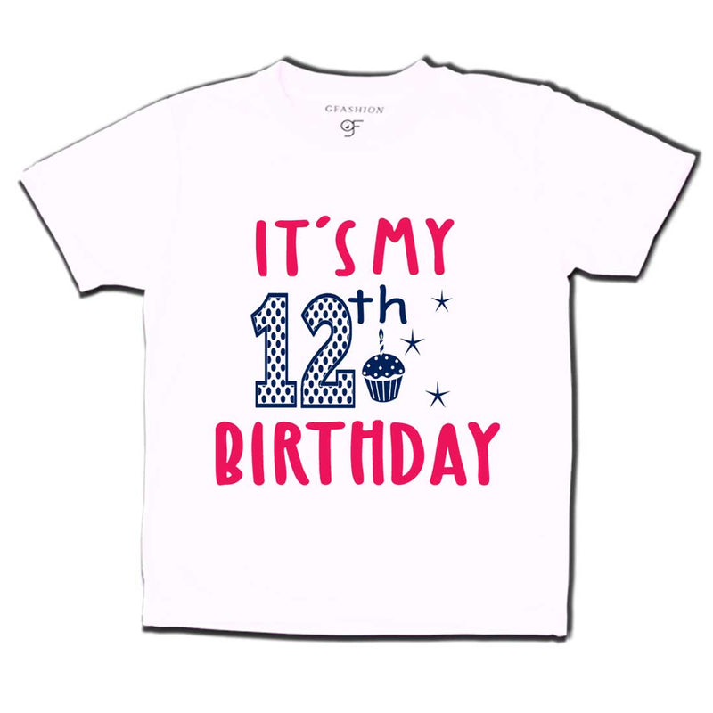 12th Birthday Girl T-shirt