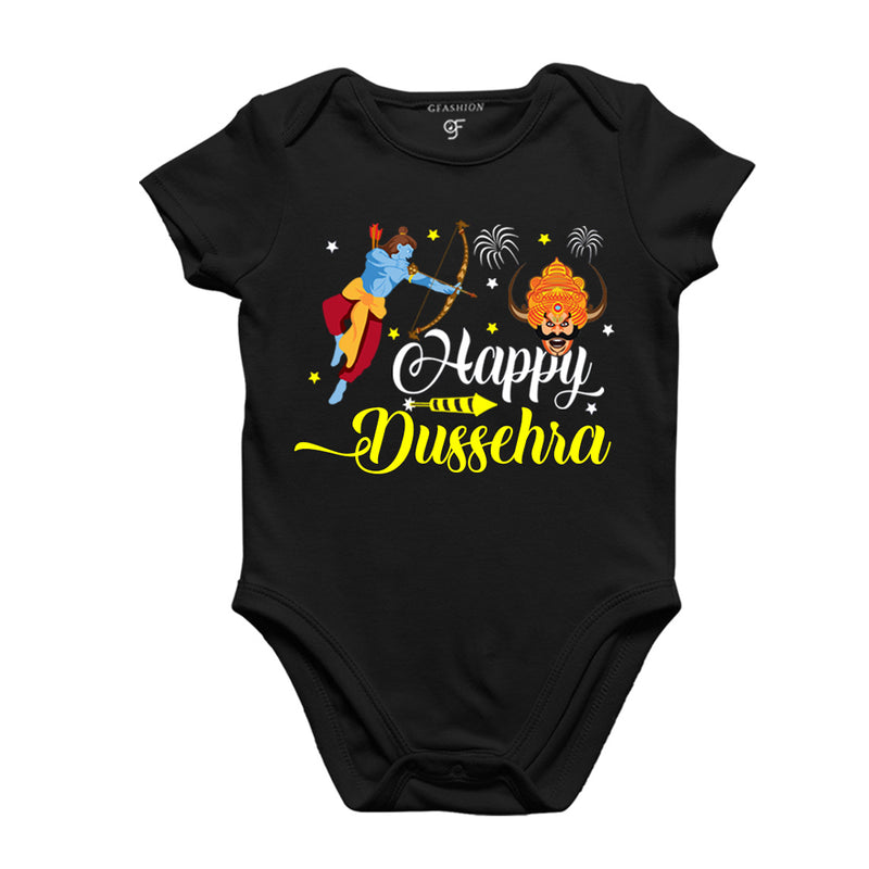 Happy Dussehra Body suit-Rompers in Black Color available @ gfashion.jpg