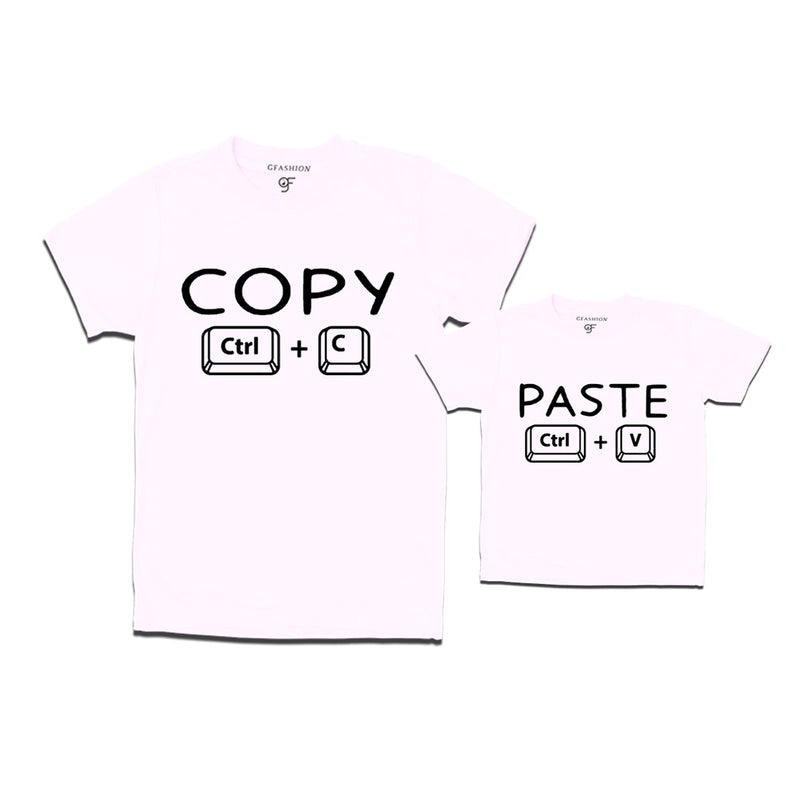 dad and son t shirts copy paste