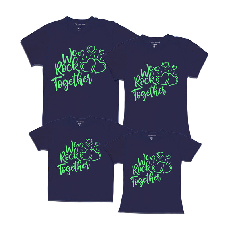 We rock together-Family t-shirts