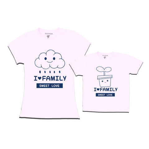 i love family t shirt