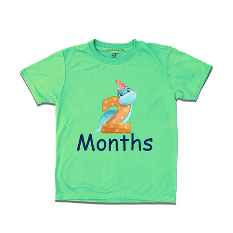 Two Month Baby T-shirt in Pista Green Color avilable @ gfashion.jpg