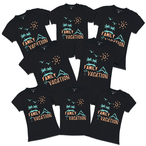 Family vacation group t shirts