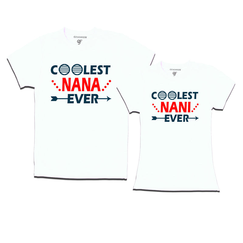 coolest nana-nani ever t shirts-white-gfashion