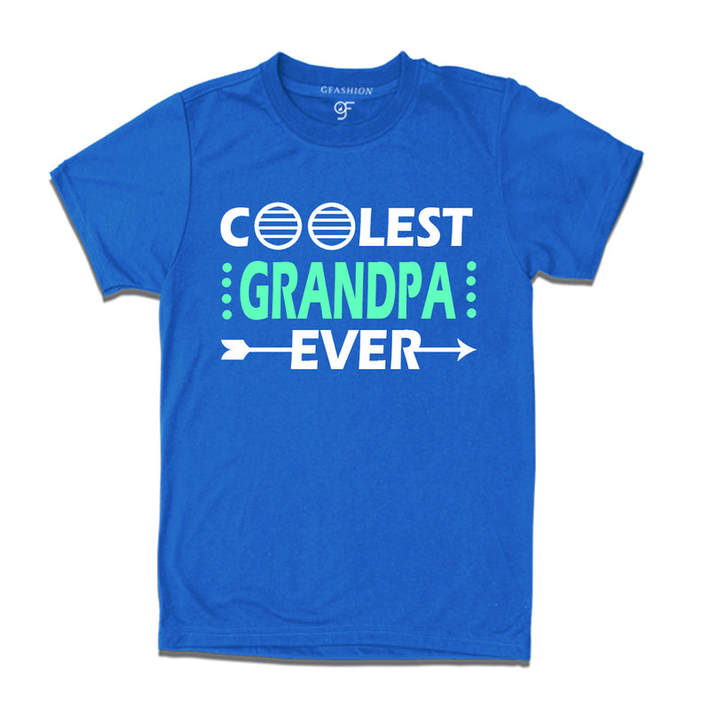 coolest grandpa ever t shirts-blue-gfashion