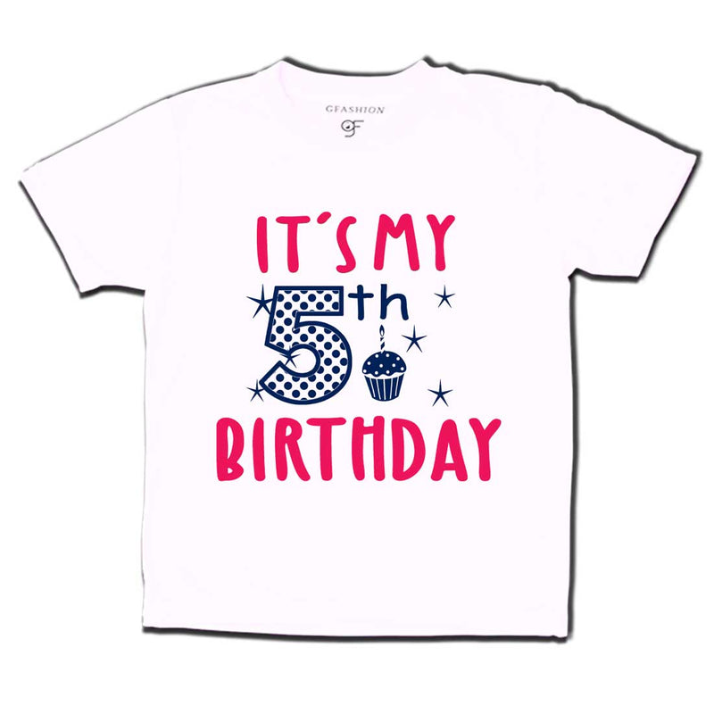 5th Birthday Girl T-shirt