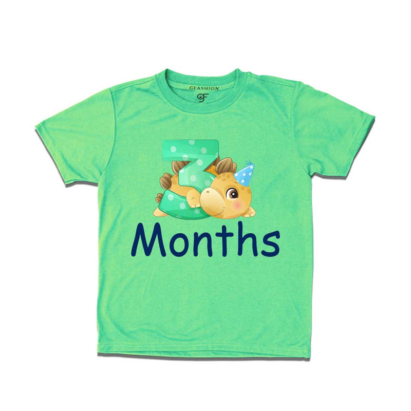 Three Month Baby T-shirt in Pista Green Color avilable @ gfashion.jpg