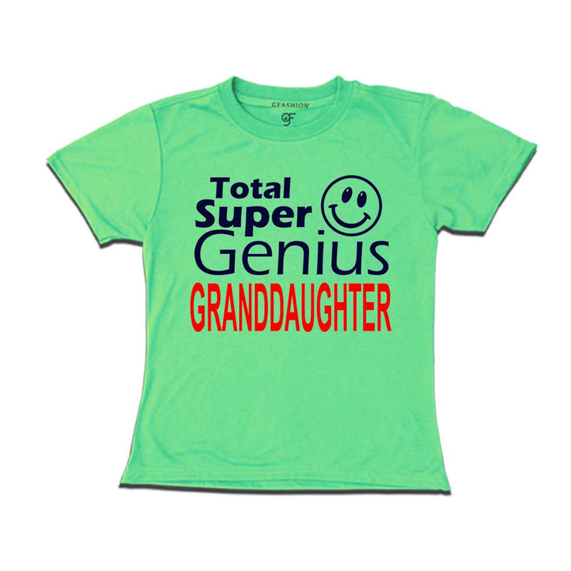 Super Genius granddaughter T-shirts-p-green-gfashion