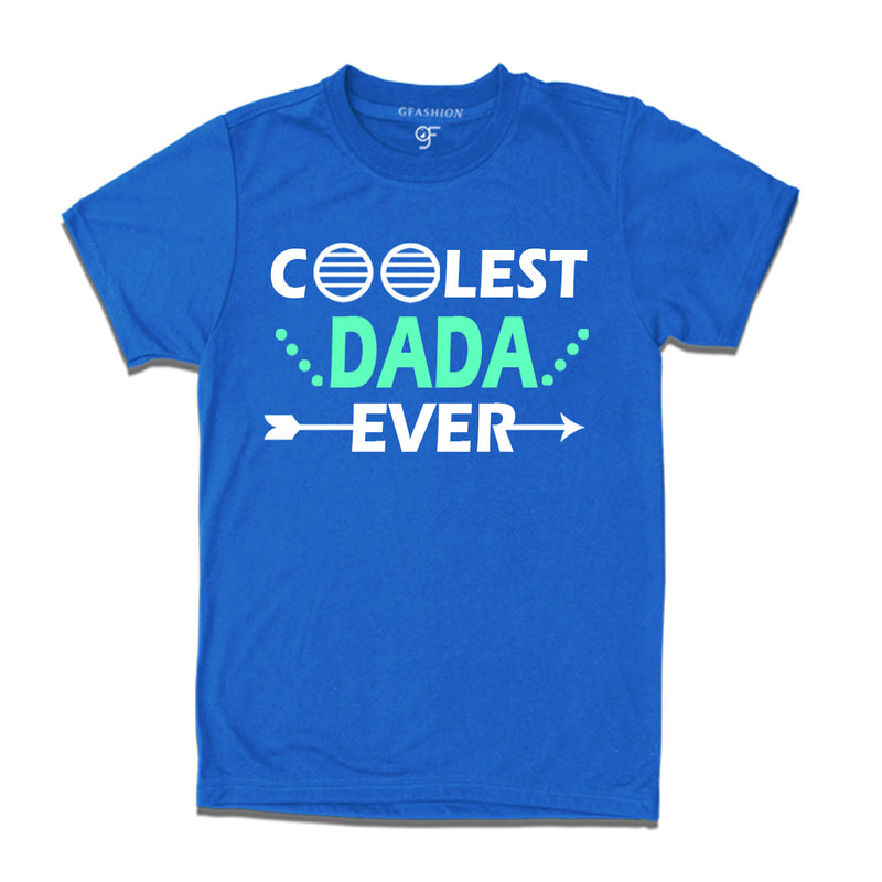 coolest dada ever t shirts-blue-gfashion