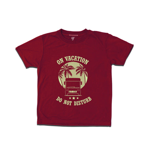 on vacation do not disturb t shirt boy t shirt