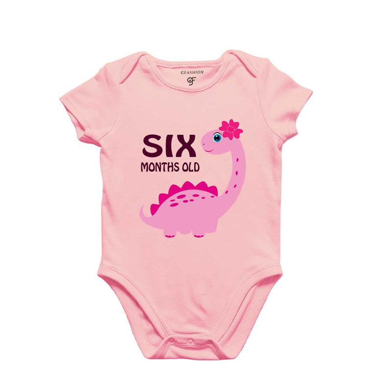 Six Month Baby Bodysuit-Rompers in Pink Color avilable @ gfashion.jpg