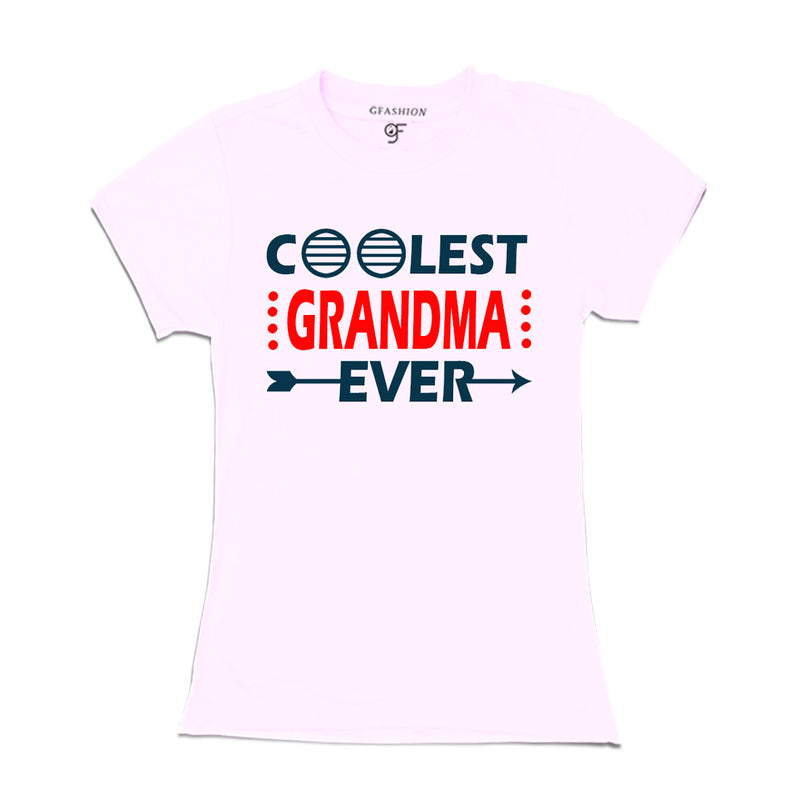coolest grandma ever t shirts-white-gfashion
