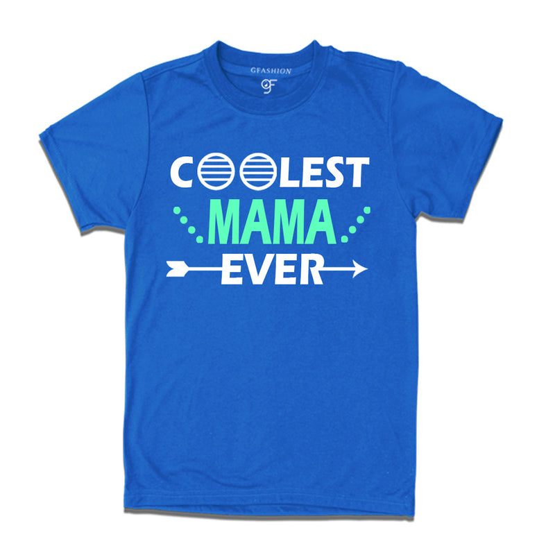 coolest mama ever t shirts-blue-gfashion