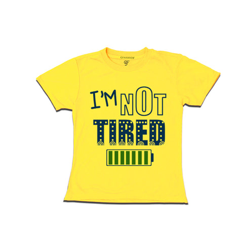 i'm not tired t shirts for kid girls