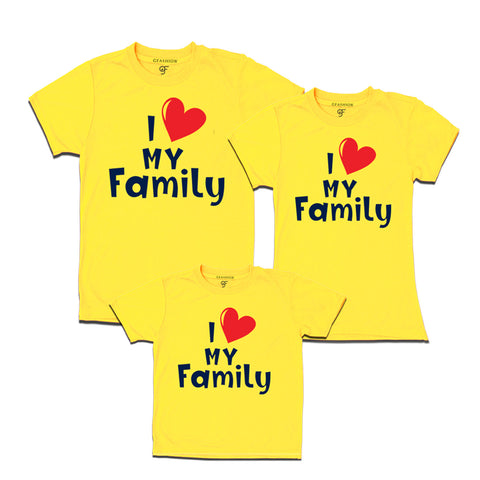 i love my family t shirts