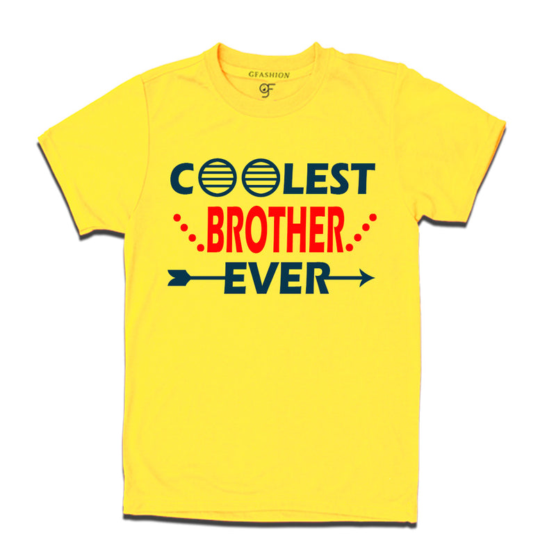 coolest brother ever t shirts-yellow-gfashion