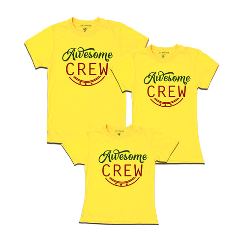 Awesome Crew-Family T-shirts