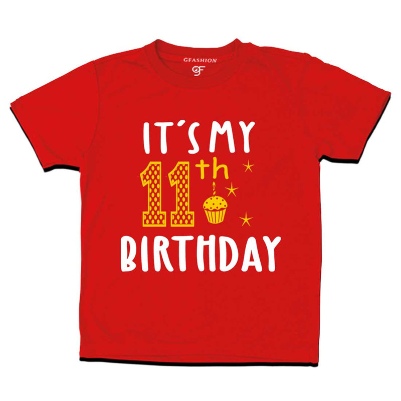 11th Birthday girl T-shirt