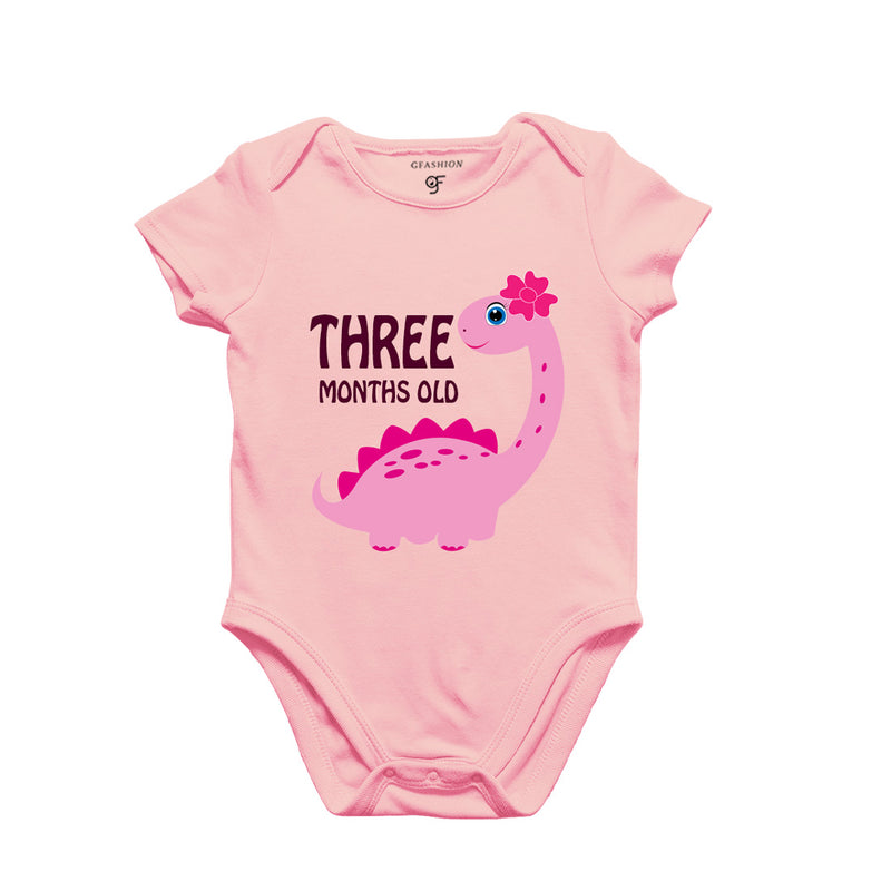Three Month Baby Bodysuit-Rompers in Pink Color avilable @ gfashion.jpg