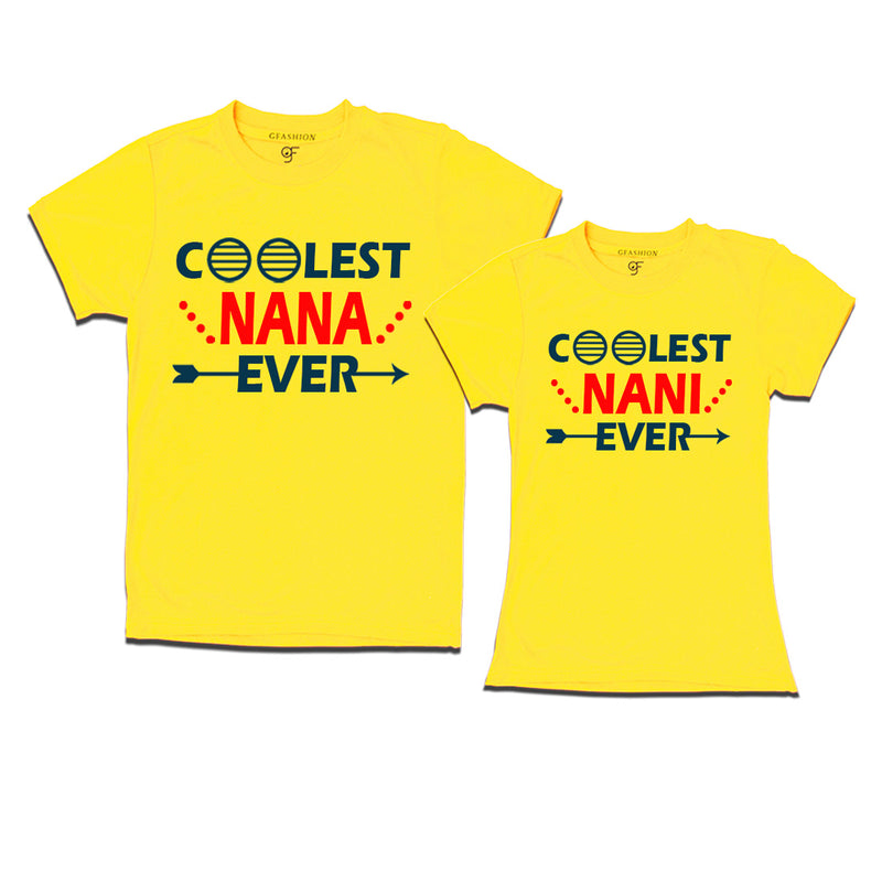 coolest nana-nani ever t shirts-yellow-gfashion