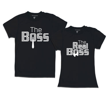 the boss couples tees-black