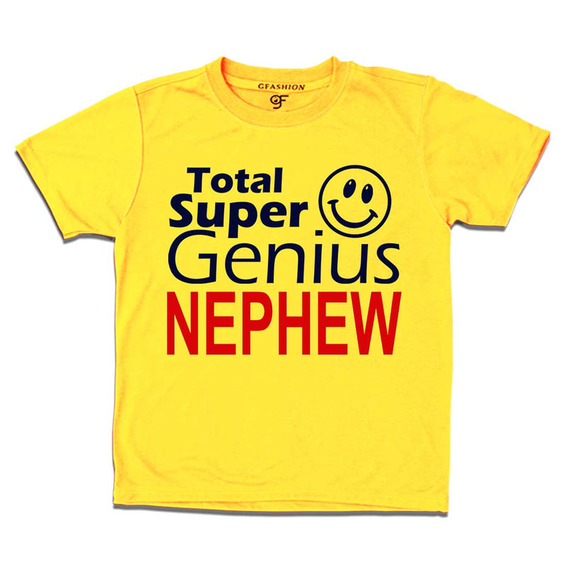 Super genius Nephew T-shirts-yellow-gfashion