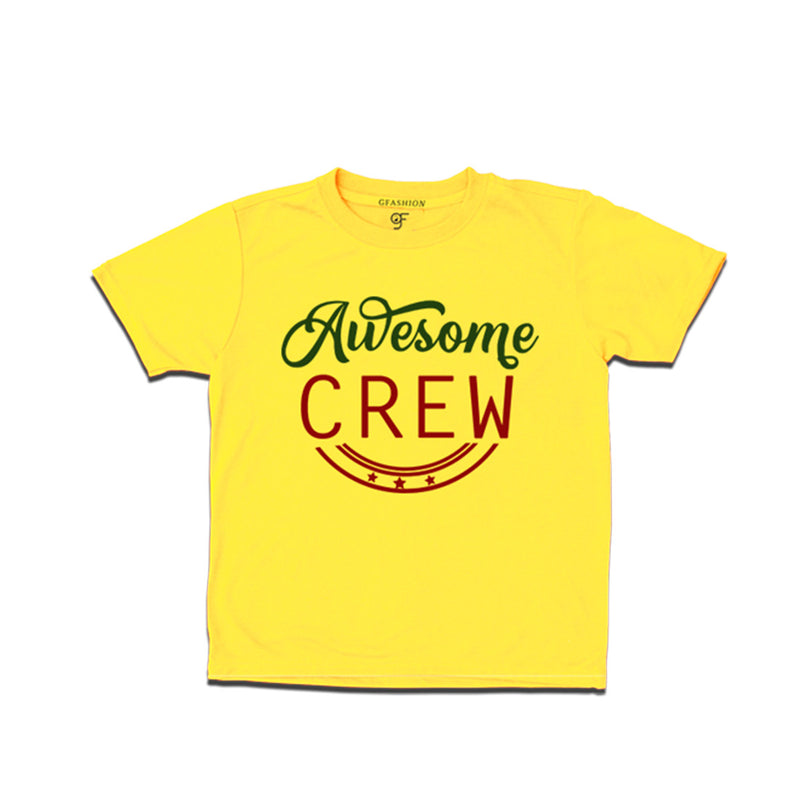awesome crew boys t shirt