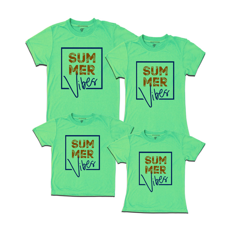 summer vibes vacation group tees