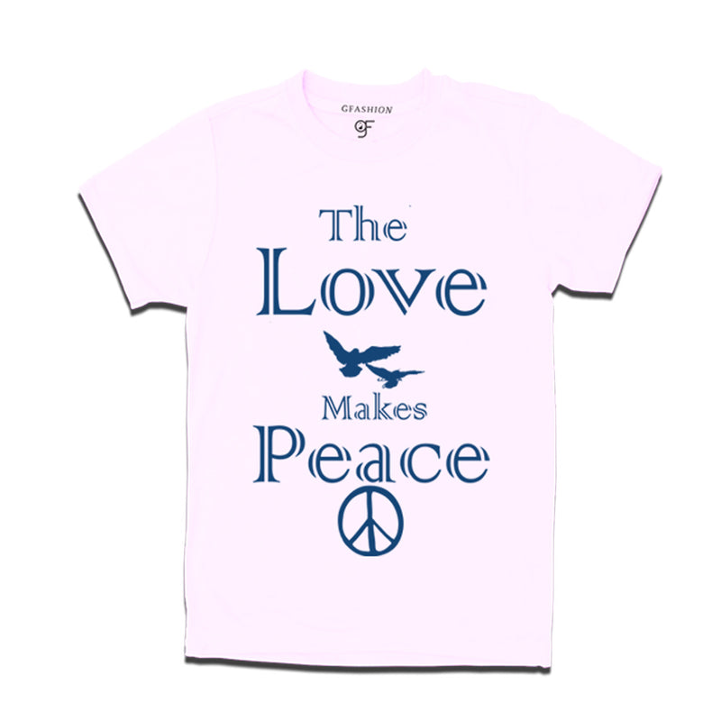 the love makes peace t shirt for men
