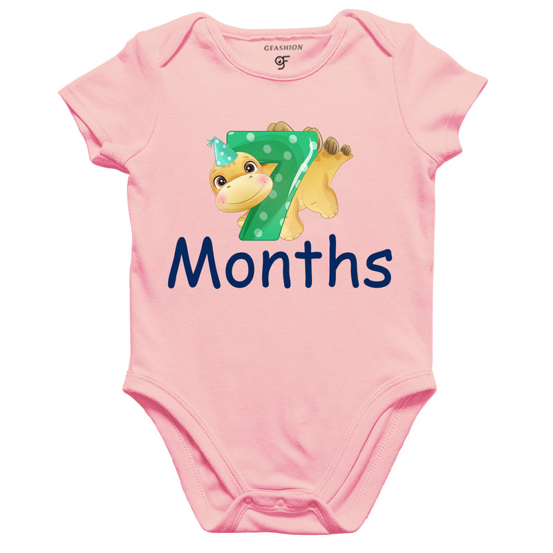 Seven Month Baby BodySuit in Pink Color avilable @ gfashion.jpg
