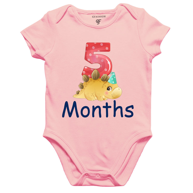 Five Month Baby BodySuit in Pink Color avilable @ gfashion.jpg