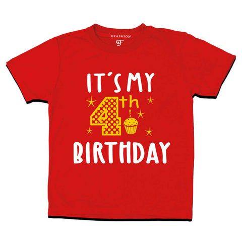 4th Birthday Girl T-shirt